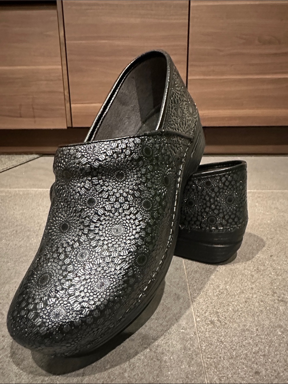 DANSKO Embossed Leather Clog